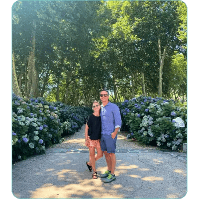 Michael & Annie picture in France
